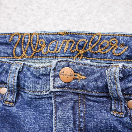 Wrangler Jeans Womens 29x30 High Rise Flare Retro Stretch 70s Western Cowgirl - Picture 9 of 19