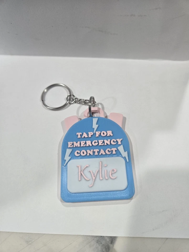 Llavero mochila contacto emergencia NFC con llavero. ¡¡¡ENVÍO GRATUITO!!!! Foto 3 de 4