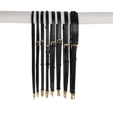 Handbag Strap Black Genuine Leather Shoulder Crossbody Bag Replacement