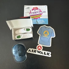  Zuru Mini Brands SNEAKERS Airwalk White/Green (new)