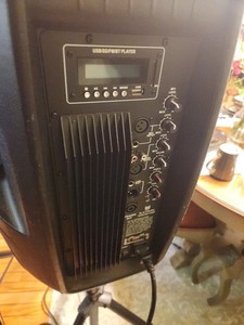 Pair of  Blackmore  Portable Bluetooth speaker screen damaged.