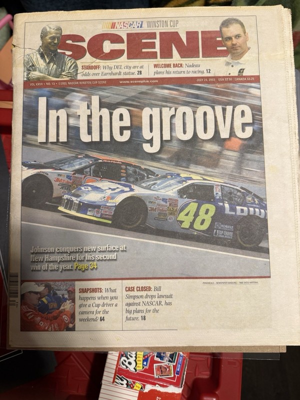 24, 2003 issue of NASCAR Winston Cup Scene 