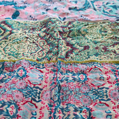 Bogner FIRE+ICE Damen Schal mehrfarbig mit Blumen- & Paisley-Muster 185+110cm