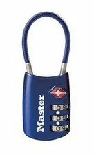 MasterLock Flexible Shackle Lock Assorted Colors Single Combination Lock - 4688D
