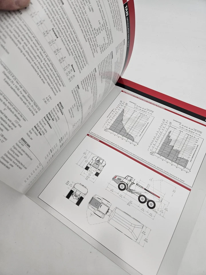 Folleto de equipo - Terex - TA25 - Camión de volteo articulado  Foto 3 de 3