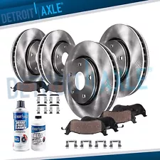 Front & Rear Disc Rotors + Brake Pads for 2010 - 2017 Chevy Equinox GMC Terrain