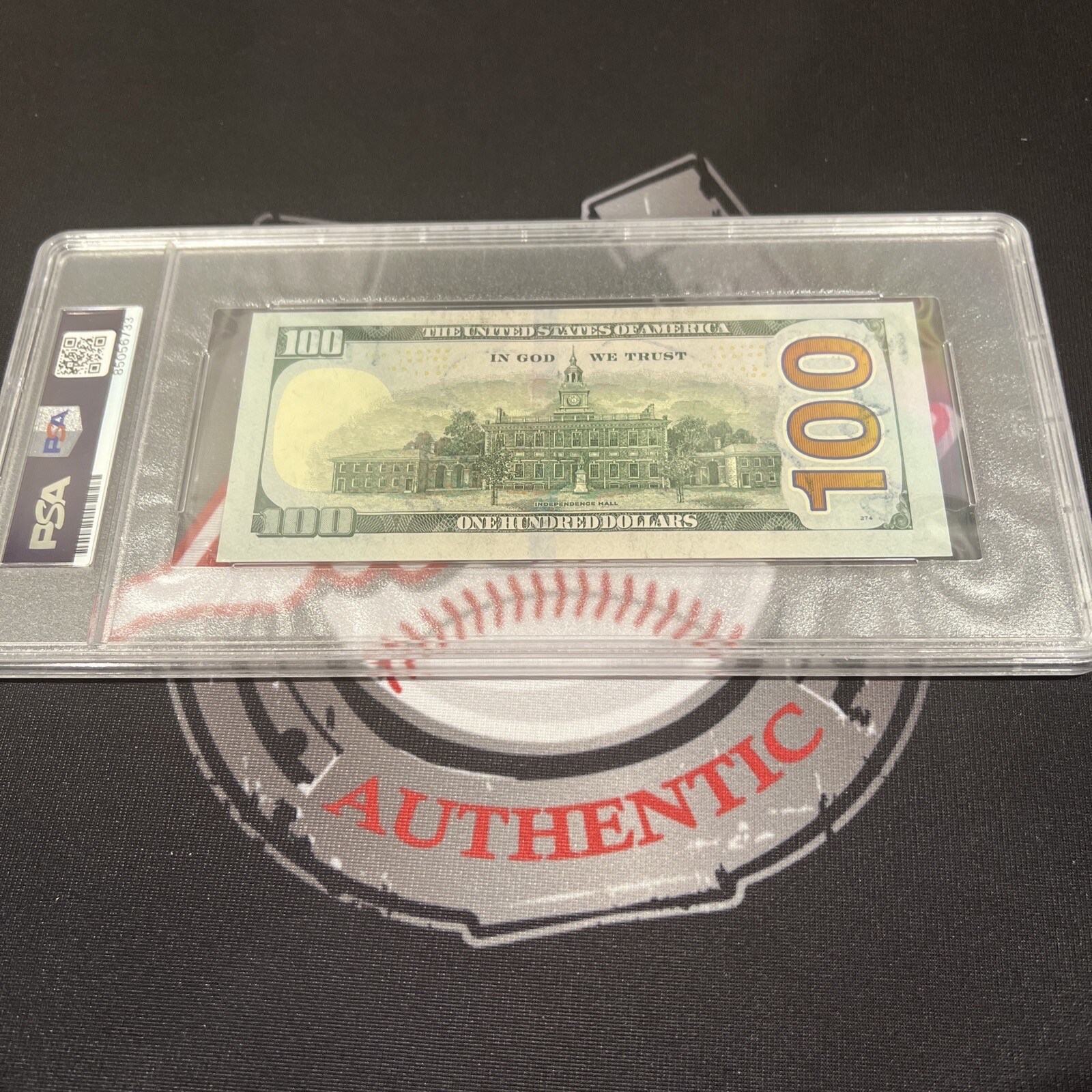 Floyd Mayweather Jr. Signed $100 Bill US Currency x4 Inscription PSA Auth Auto C view 5