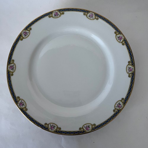 3 Vintage Limoges Frankreich Speiseteller 10" alte Abtei für J.L. Hudsons Detroit - Bild 3 von 12