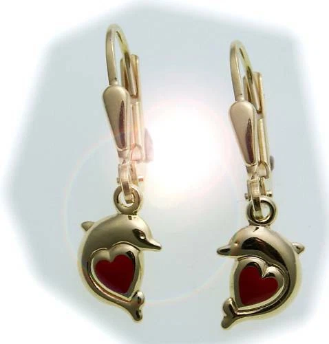 Orecchini Pendenti A Goccia A Forma Di Grande Cuore Placcati Oro 14k - Lunghi E Leggeri (7 Cm, 17 G) - Gioielli Moda Donna