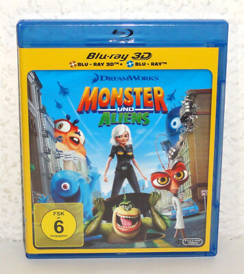 Blu-Ray Monster und Aliens 2D + 3D