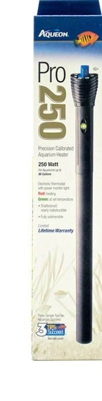 Aqueon Pro 250 Precision Calibrated Aquarium Heater 250 Watt | eBay