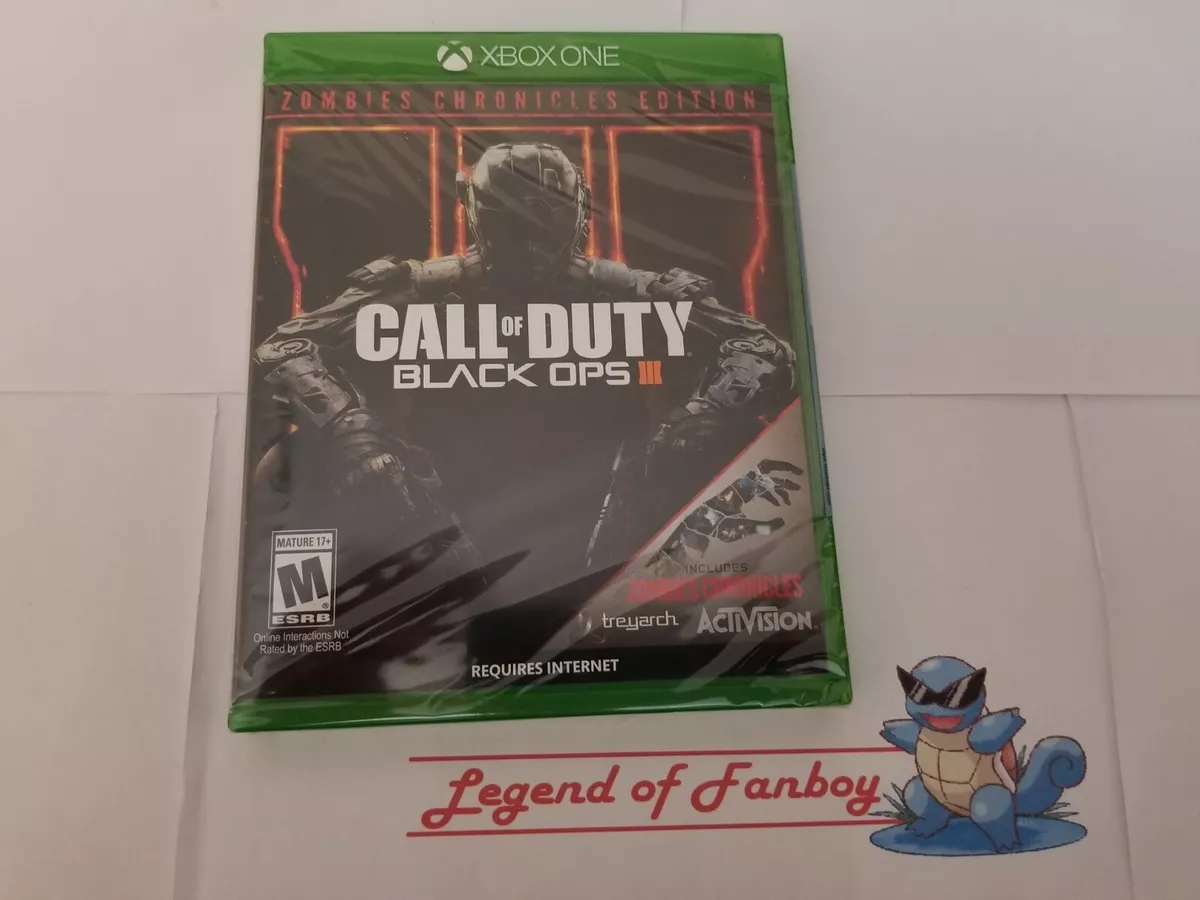 New Call of Duty Black Ops III 3 Zombie Chronicles Edition Xbox