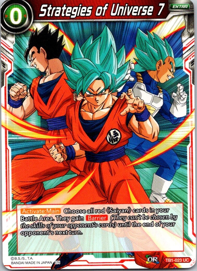 ドラゴンボールカード タビオン レア7 Dragonball Z Super TCG