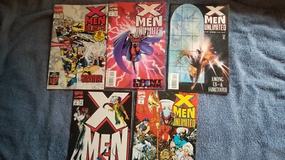 X-men Unlimited #1-5 Set