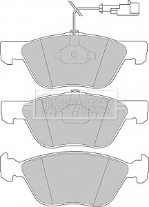 Set of Front Brake Pads for ALFA ROMEO 156 Sportwagon (2000-2006) 932 1.8L