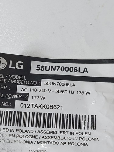 55INCHES LG 55UN70006LA TV KLS 42-WDF413-L01I06 PAIR OF SPEAKERS - Picture 10 of 12