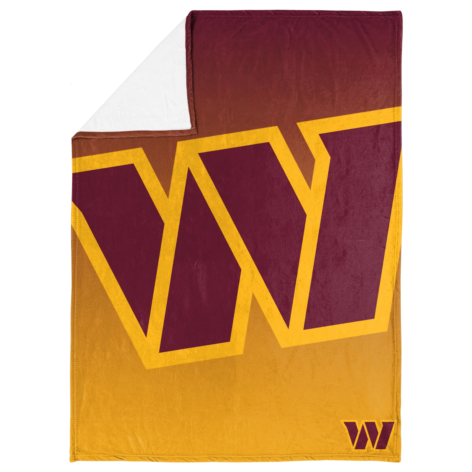 football Washington Commanders Gradient Micro Raschel Throw Blanket