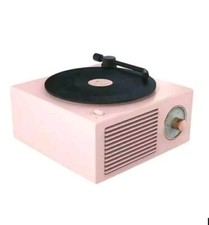 Vinyl Record Player Portable Bluetooth Speaker Wireless Mini Stereo Portable