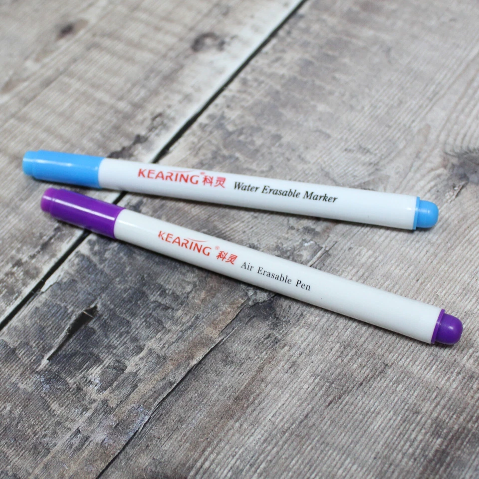 Vanishing Erasable Ink Dressmakers Fabric Marker Pens