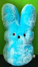 Peeps Just Born Blue Bunny Rabbit Chick Easter 16" Plush Stuffed Animal