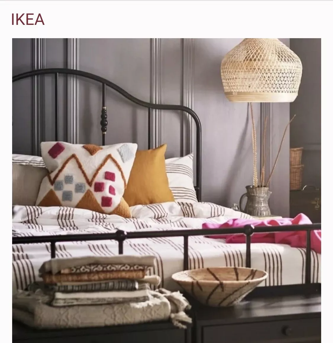 Ikea bed cheap cushion