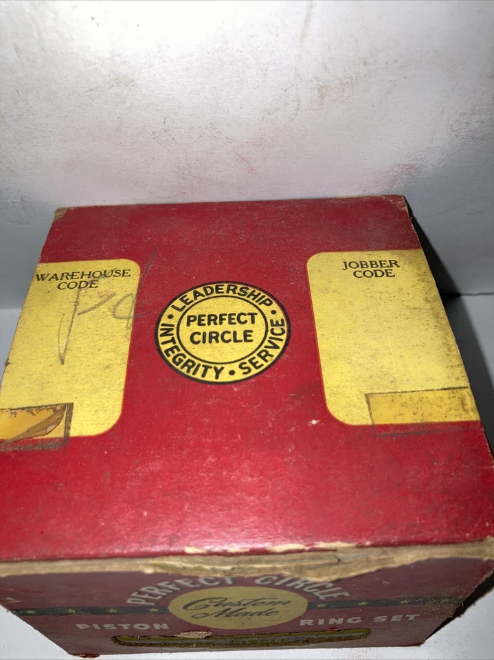 Juego de anillos de pistón Perfect Circle hechos a medida vintage NOS 8049 STD Ford 39-42 Foto 2 de 4