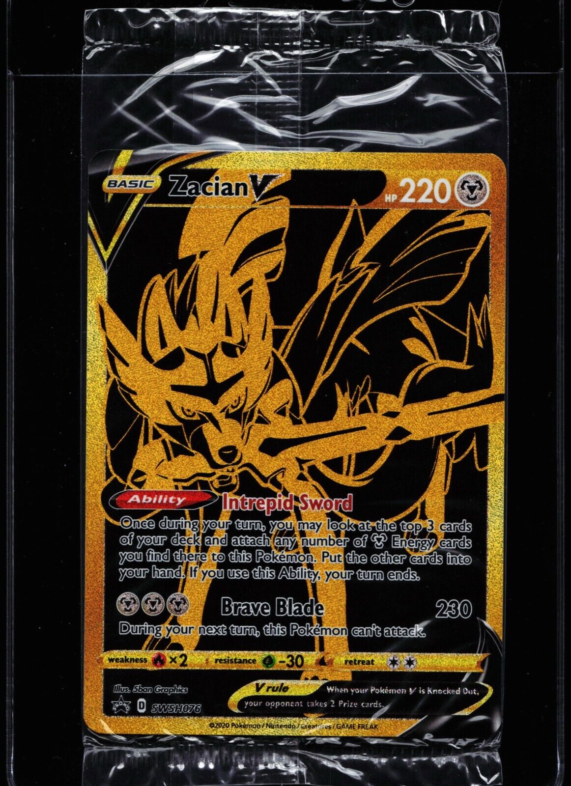 Mavin  Pokémon TCG Zacian V (Shiny) SWSH Black Star Promos