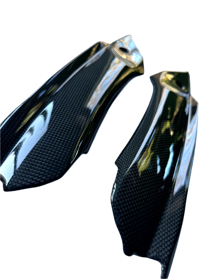 Paneles de relleno para tablero de cabina Triumph Daytona 675 2009-2012 - 100 % fibra de carbono Foto 3 de 3