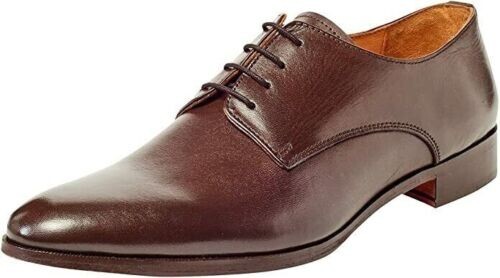 SAOLA SCARPE ELEGANTI CARLOS BY CARLOS SANTANA UOMO SEMPLICI DERBY POWER MARRONI TAGLIA 14D NUOVE CON SCATOLA