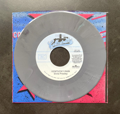 7'' Elvis Presley - Kentucky Rain  - USA Collectables marble vinyl