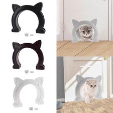 Dog Screen Door Inside Door Hole Lockable Pet Screen Door for Small Dogs Cats