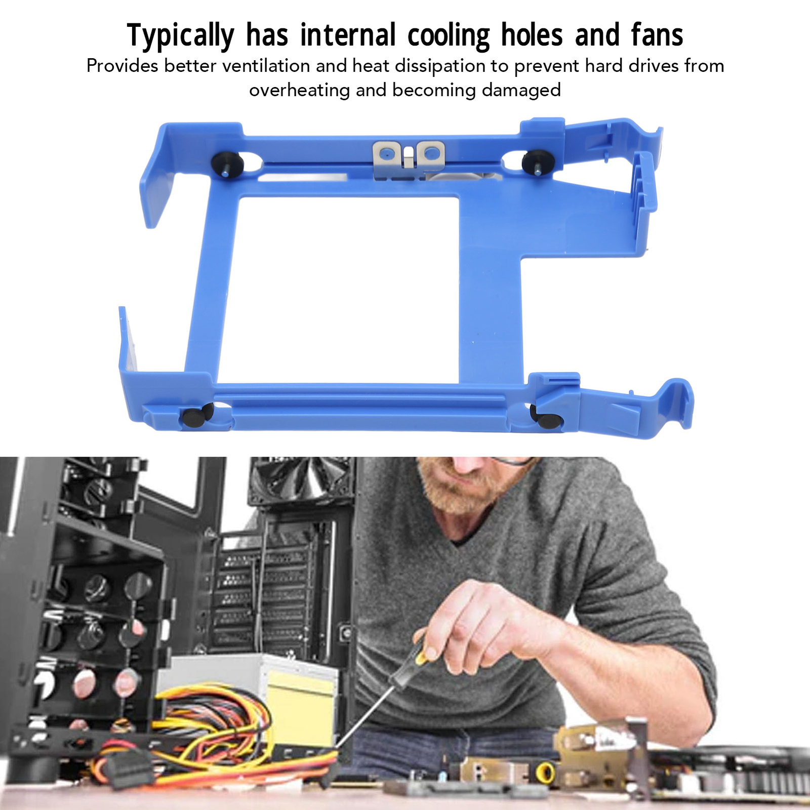 3.5inch Hard Drive Tray Detachable Replacement SAS  HDD Tray Caddy for
