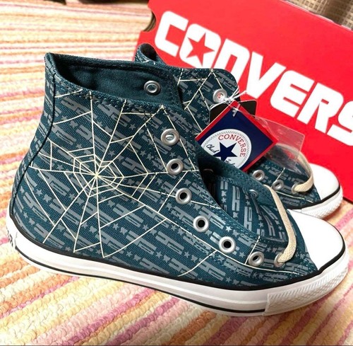 Converse x JoJo ALL STAR HI "JOLYNE CUJOH" Stone Ocean US8 w/Charm + Box New - Picture 3 of 8