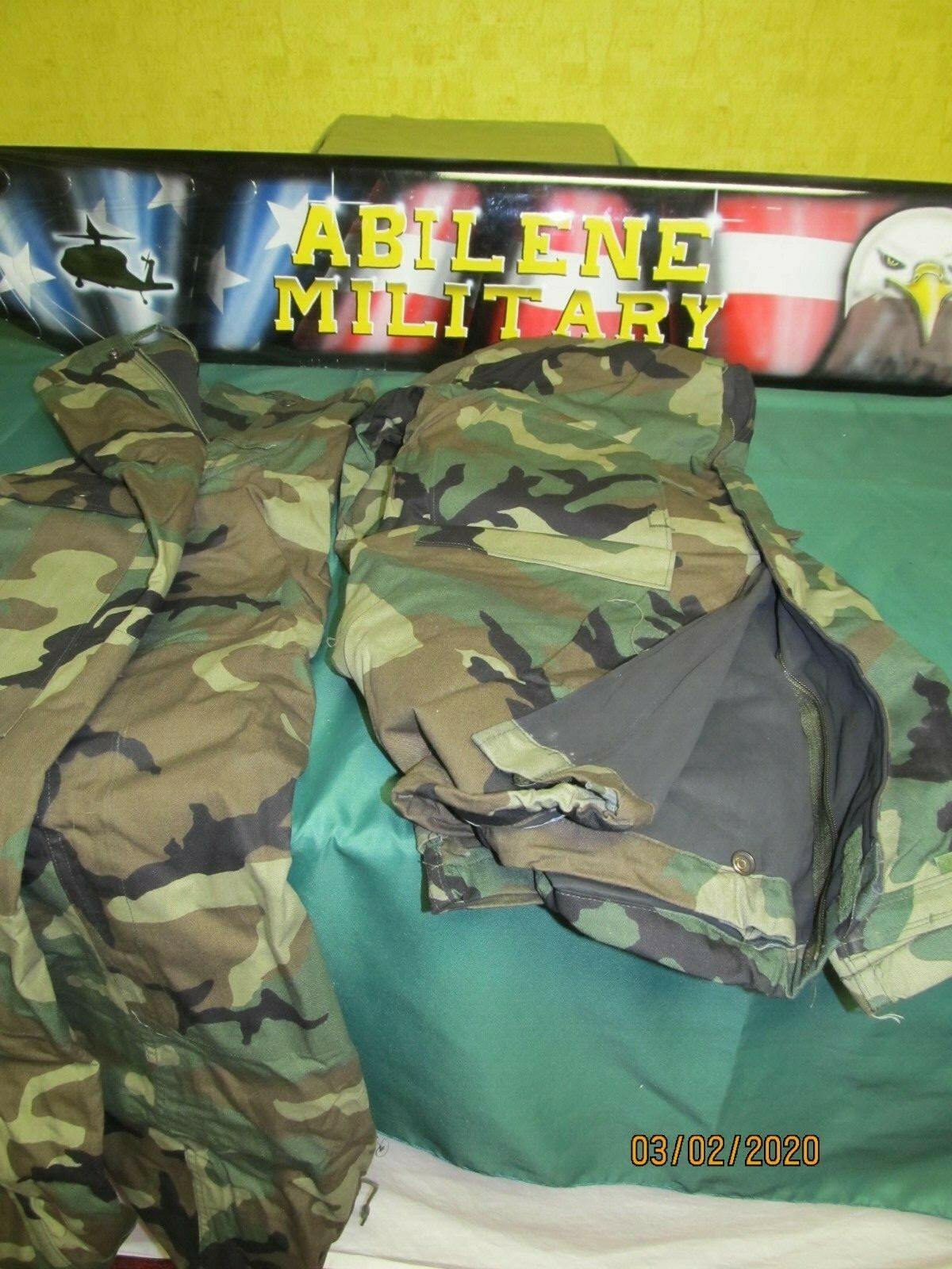 Military Surplus Chemical Suit Woodland BDU Hazmat Small PPE Used eBay