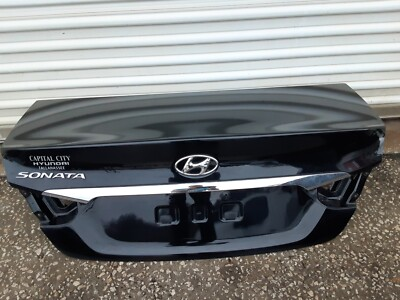 #ad 2011 2014 HYUNDAI SONATA TRUNK LID SHELL OEM BLACK NO SHIPPING LOCAL PICKUP OEM* $180.49
