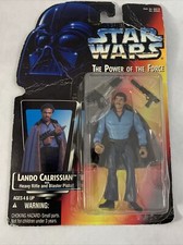 Star Wars Lando Calrissian Action Figure Power of the Force Kenner 1995 NOS