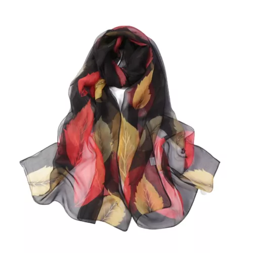 Women's Long Chiffon Scarf Elegant Lightweight Sun Protection Pashmina Shawl - Picture 2 of 50