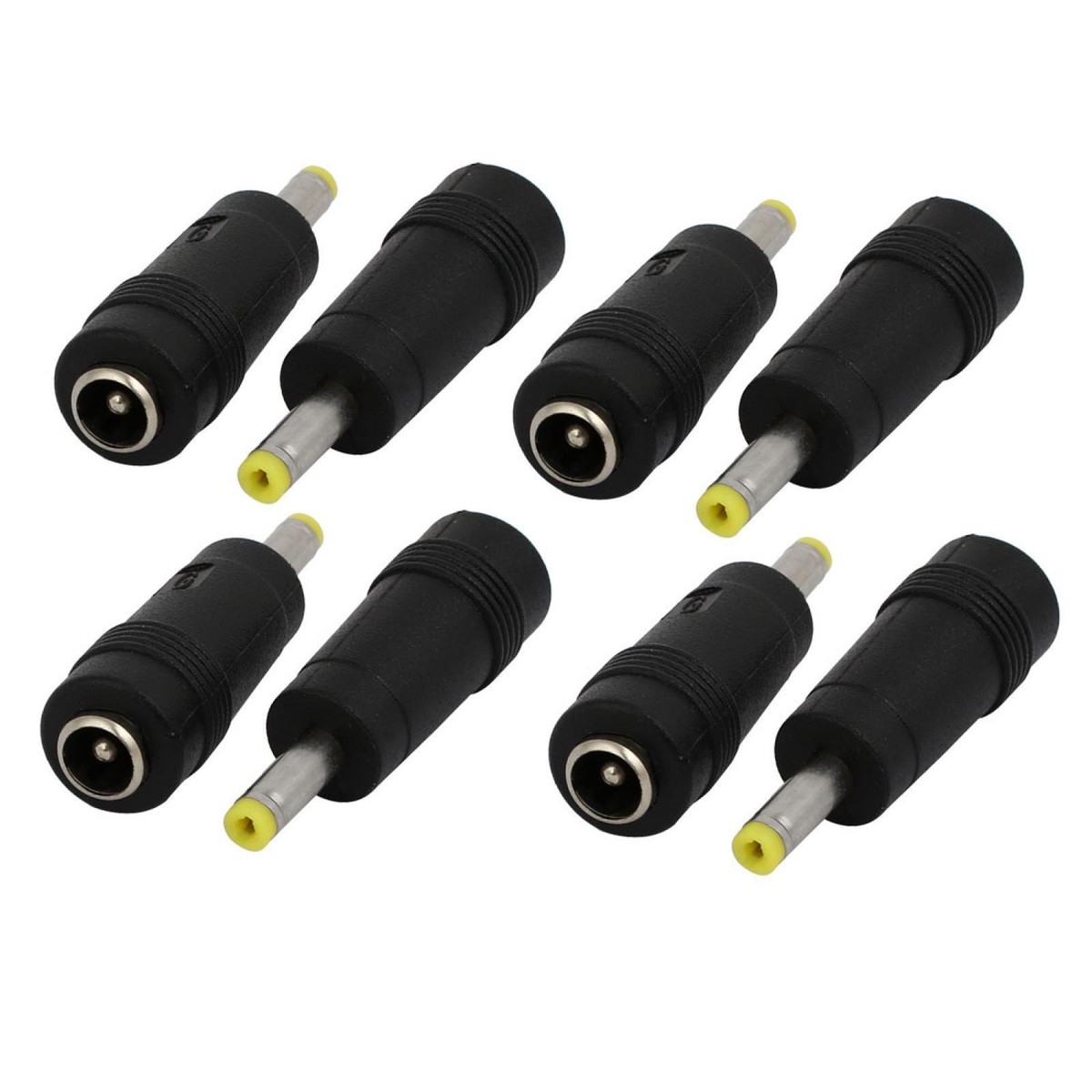 10-Pack DC Power Adapter Converters: 5.5mm X 2.1mm Female To 5.5mm X 1.7mm Male Plugs For Laptops & More
