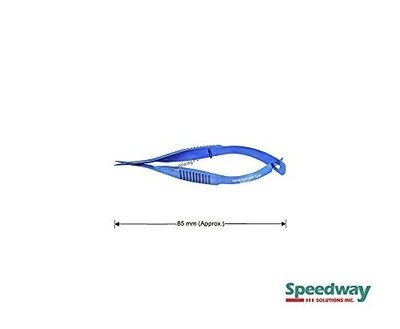 Vannas Scissors Straight 8 mm Blades I Titanium I Approx 85 mm