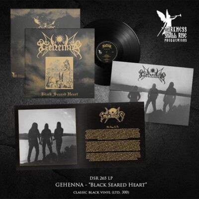 GEHENNA - Black Seared Heart - Vinyl (LP + poster + booklet + mp3 download code)