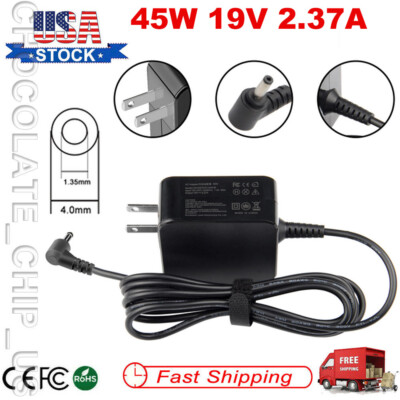 For Asus 19V 2.37A 45W Laptop Charger AC Adapter Power Supply Cord for AD883J20