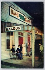 Postcard Bale of Hay Saloon Virginia City Montana