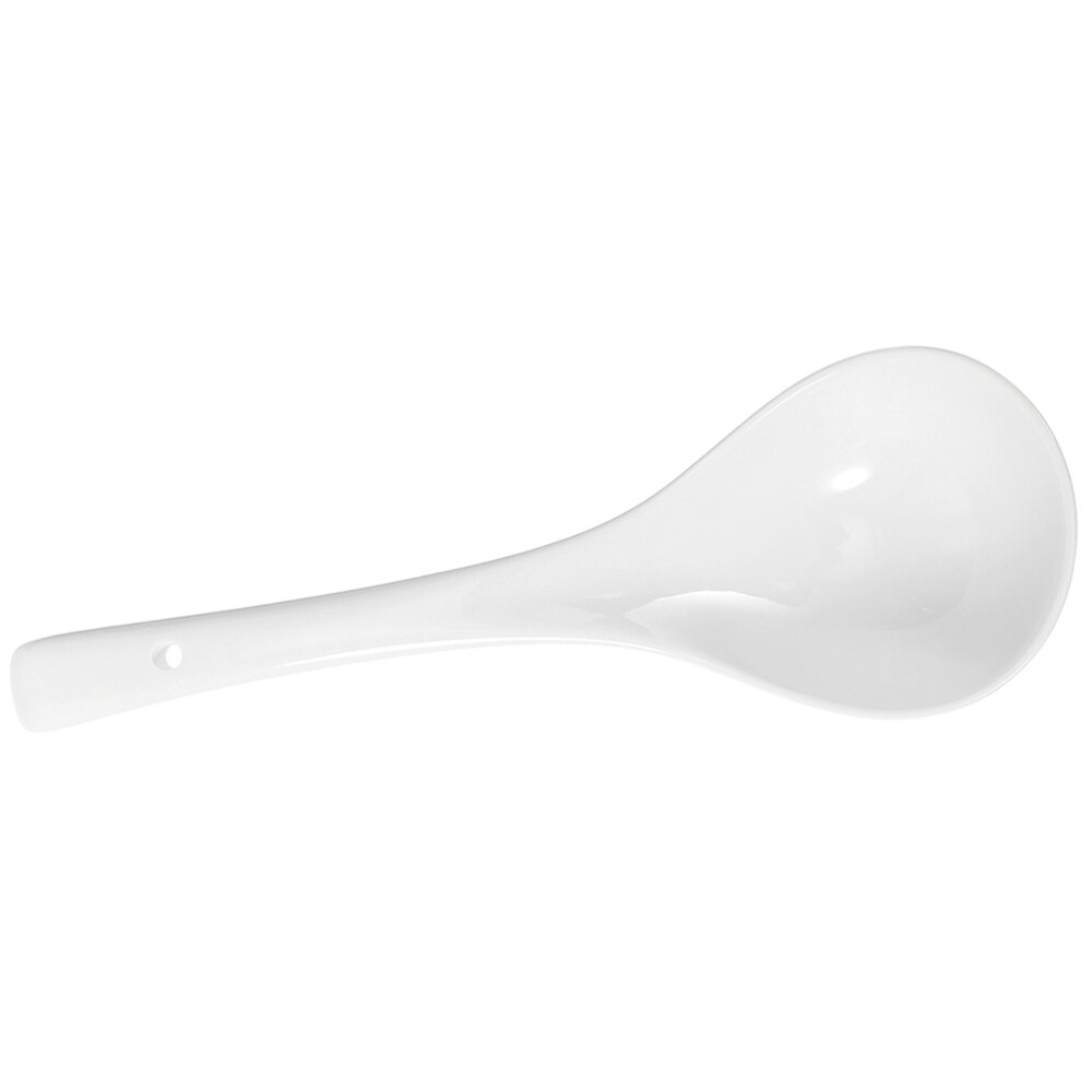 Household Serving Daily Use Home Large Spoon Ceramic Soup Spoon Daily