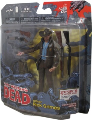 Action Figur - The Walking Dead - Comic Book Series 1 - Officer Rick Grimes