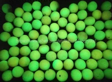 2.2lb Glow In The Dark Tibetan Wealth God Ancient Luminous Ball Old Dzi Bead