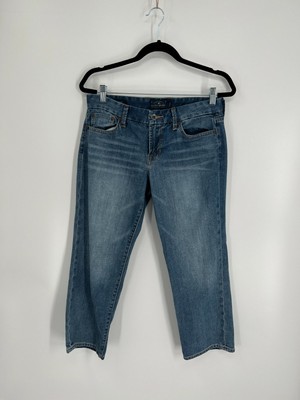 Sweet Jean Crop Faded Wash Mid Rise 