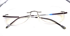 Silhouette 7719 60 6060 Purple 17-135 Rimless Eyeglasses Frames Made in Austria