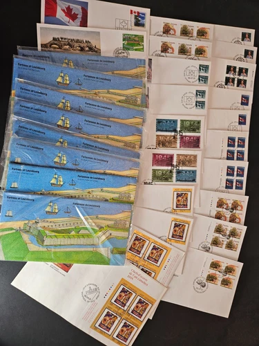 Canada First day cover lot of 70 1995