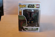 Boba Fett Metallic #480 The Book of Boba Fett Funko Pop box and figure