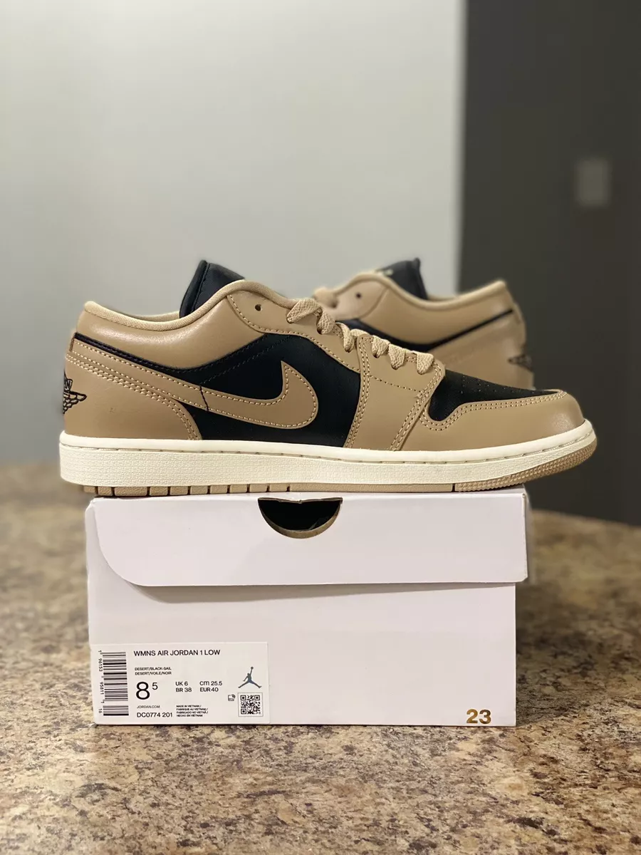 Air jordan 1 hotsell black desert sand